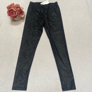 CLOTHESHEAD Size S NWT Elastic Waist Black Textured Leggings